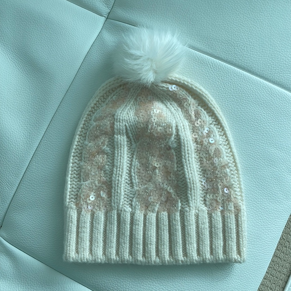 NWOT J.Crew Girls Sequin Beanie